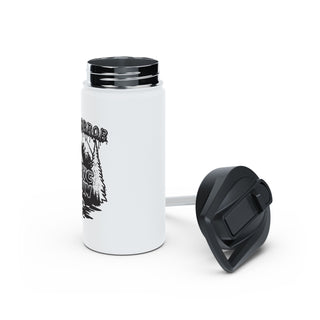 Camp Horror Stainless Steel Water Bottle - White