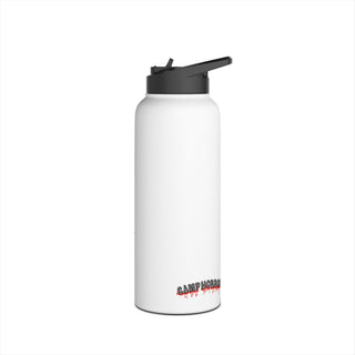 Camp Horror Stainless Steel Water Bottle - White