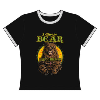 I Choose the Bear - Women's Ringer Tee