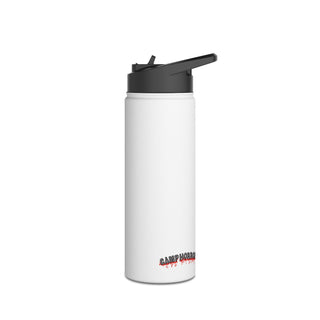 Camp Horror Stainless Steel Water Bottle - White