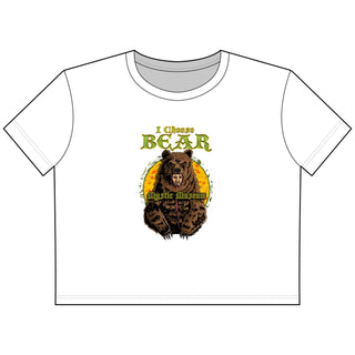 I Choose the Bear - Cropped Boxy Charity Tee