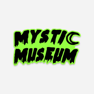 Mystic Museum Logo Green Sticker