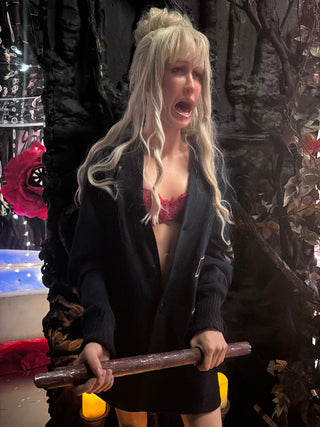 Paris Hilton House of Wax movie - Life Size Wax Figure