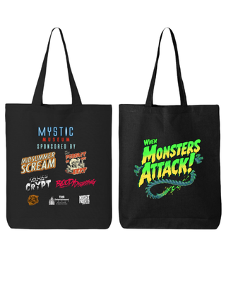 When Monsters Attack! Tote Bag